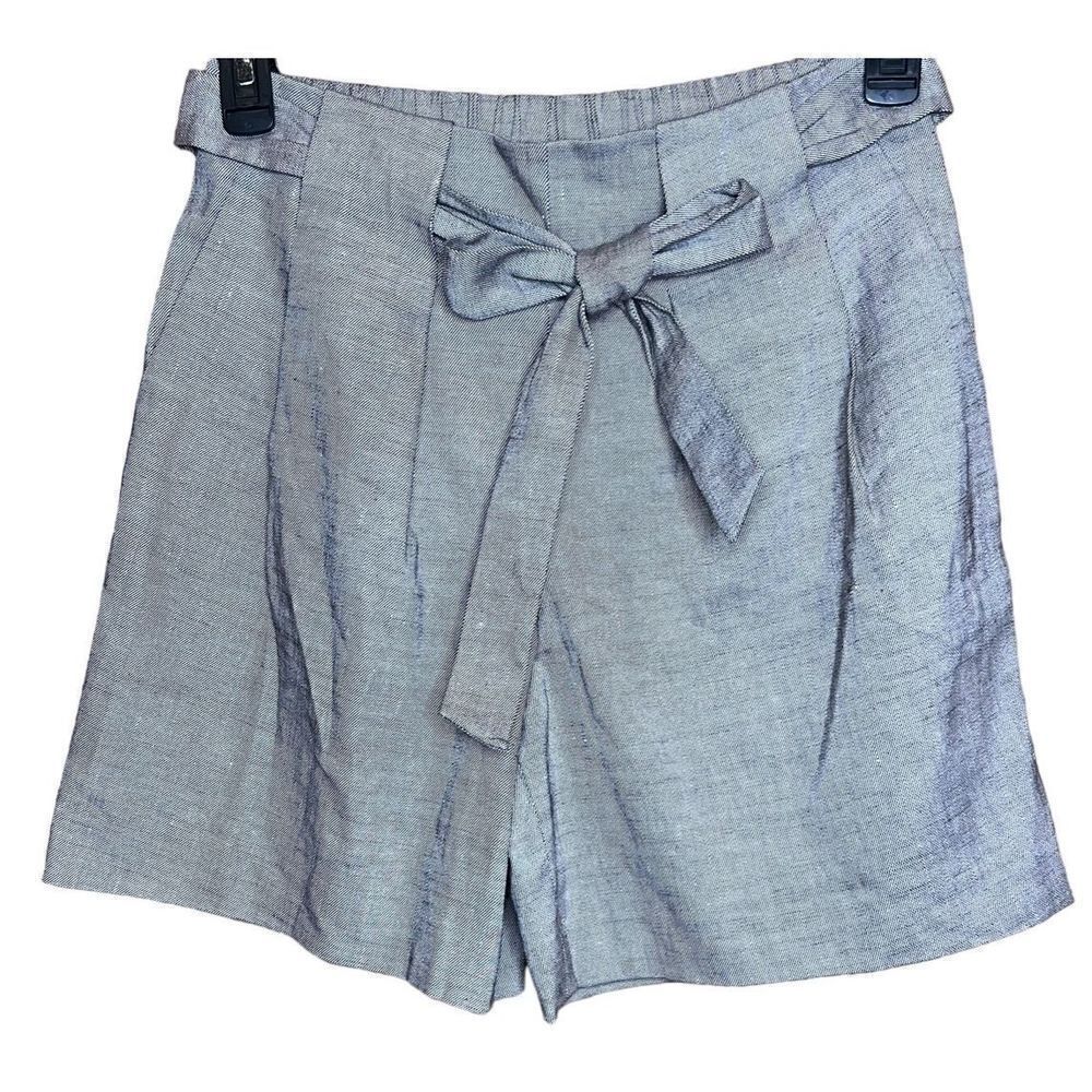St John Cotton & Linen Short in Taupe NWT Size Small